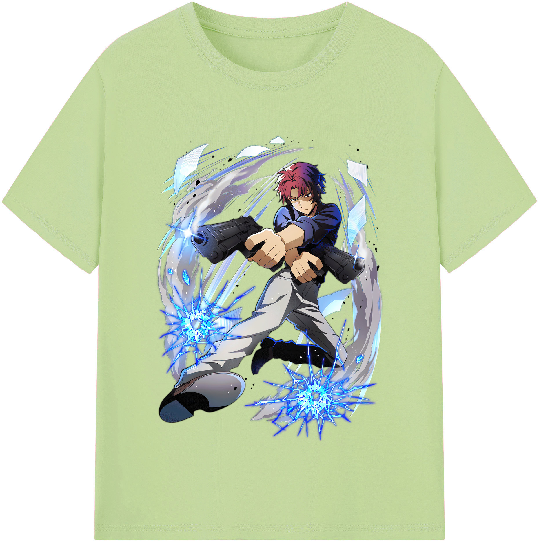 （画像用） 文豪ストレイドッグス Bungo Stray Dogs 綿100％半袖Tシャツ（フロントプリント）